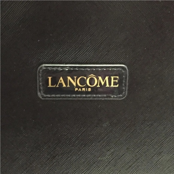 Lancôme Travel Cosmetic Bag Train Case w Pink Sash NEW - Picture 3 of 10